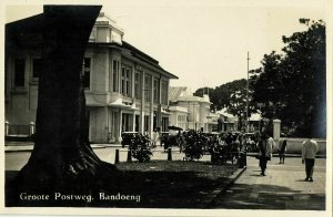 indonesia, JAVA BANDUNG, Groote Postweg (1920s) RPPC Postcard