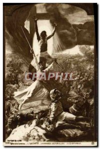 Old Postcard Weerts Victorious France The punishment Christ