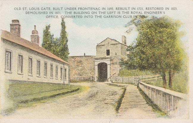 Old St Louis Gate under Frontenac - Quebec, Canada