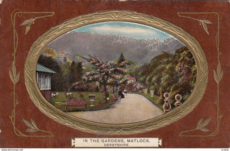 MATLOCK , Derbyshire, England, 1909 ; In The Gardens