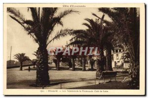 Old Postcard Dinard Les Palmiers the Promenade Clair de Lune