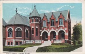 Maine Auburn Public Library 1927 Curteich