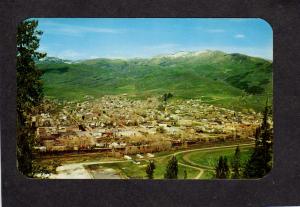 CO View Steamboat Springs Colorado Yampa River Valley Rabbit Ears Pass Postcard