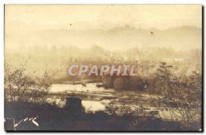 Old Postcard Pau The Gave the slopes of Bosdarros and peak Ossau