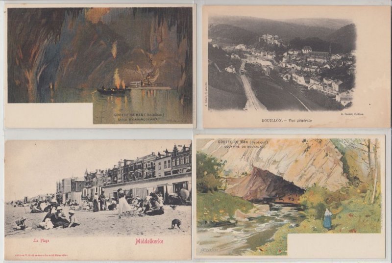 BELGIUM BELGIQUE 172 Vintage Postcards Mostly pre-1920 (L5912)