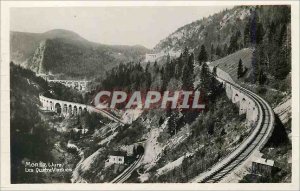 Modern Postcard Morez (Jura), Four Viaducts