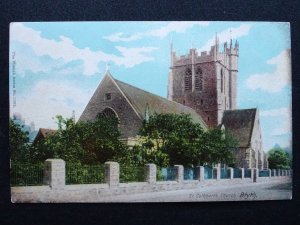 Northumberland BLYTH St. Cuthberts Church c1906 Postcard by Wrench
