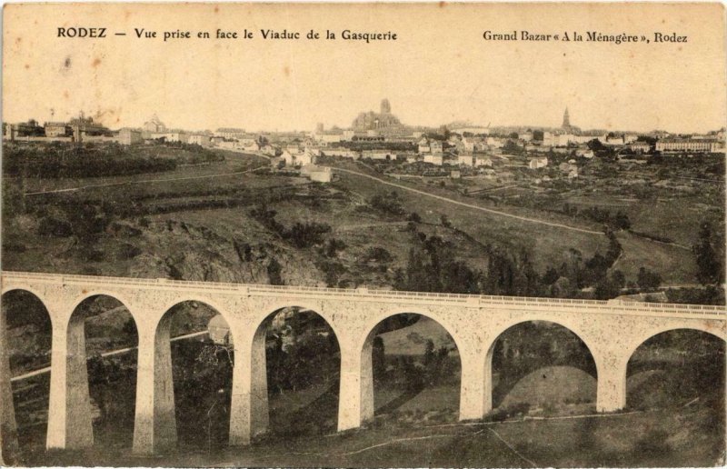 CPA RODEZ - Vue prise en face le Viaduc de la Gasquerie (109602)