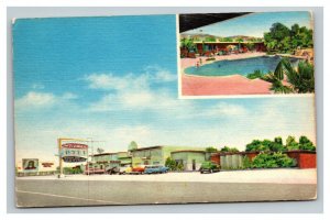 Vintage 1950's Advertising Postcard Weseman Motel Alameda El Paso County Texas