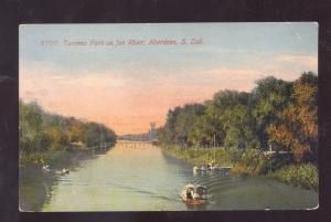 ABERDEEN SOUTH DAKOTA JUN RIVER TACOMA PARK VINTAGE POSTCARD S.D.