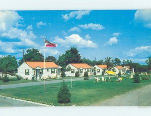 Pre-1980 RESORT MOTEL SCENE Cape Cod - Sandwich Massachusetts MA AE3038