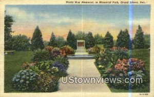 World War Memorial - Grand Island, Nebraska NE  