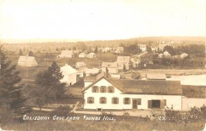 Salisbury Cove ME From Youngs Hill Aerial Hill, RPPC.