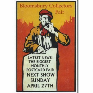 Bloomsbury Collectors Fair 2008 Postcard