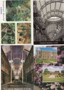 Leeds YorkshireTropical World Cactus Plant Victoria Quartet Museum 4x Postcard s