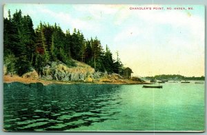 Chandler's Point North Haven Maine ME 1908 DB Postcard I8