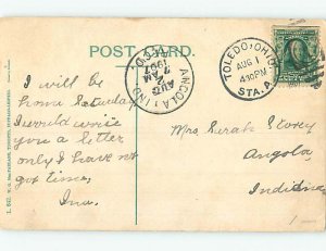 Divided Back LIBRARY SCENE Toledo Ohio OH hs2893