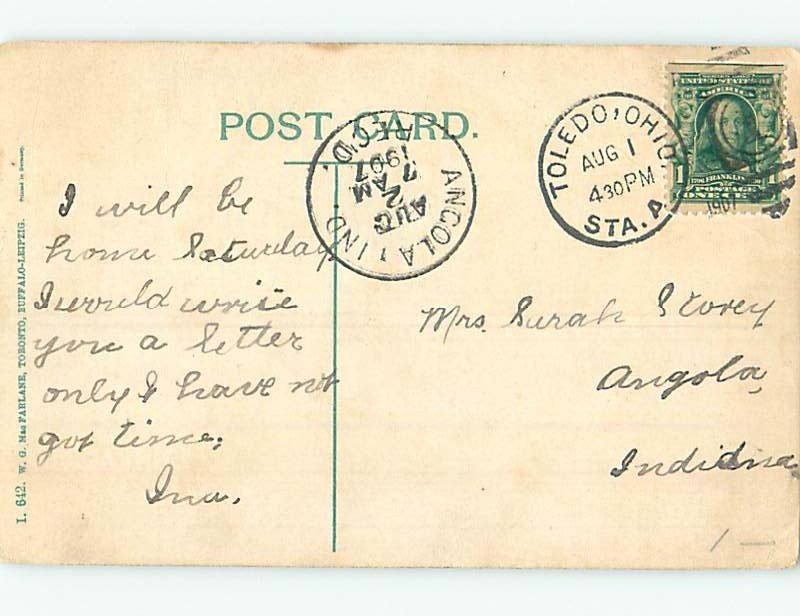 Divided Back LIBRARY SCENE Toledo Ohio OH hs2893