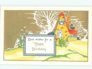 Divided-Back GREAT SCENE Greeting Postcard AA6894