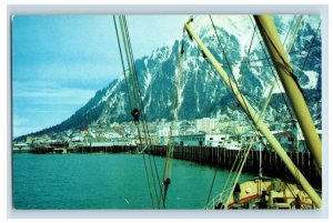 Vintage Water Juneau Alaska Mt Juneau Postcard P148