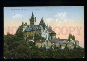 213696 GERMANY Wernigerode am Harz Schloss Vintage postcard