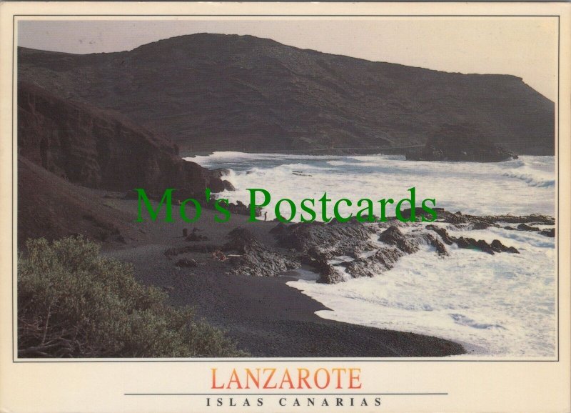 Spain Postcard - Lanzarote - El Golfo, Las Palmas. Posted 1998 - RR14925