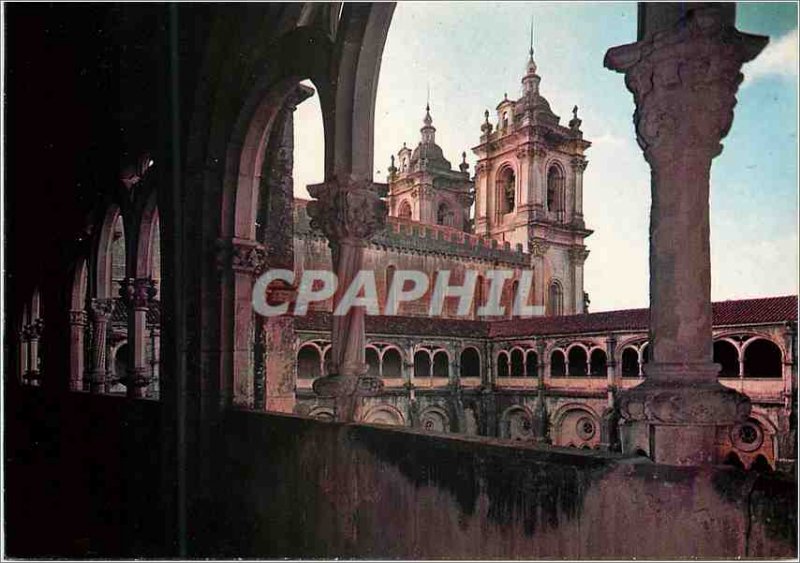 Postcard Modern Cloister of the Monastery Alcobaca Leiria