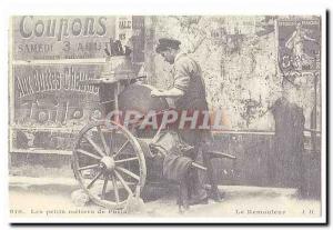 COPYRIGHT The small trades of Paris Old Postcard The remouleur