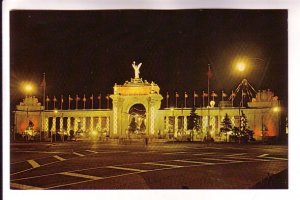 Night View, Princes' Gates, Canadian National Exhibition, Toronto, Ontario