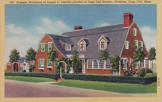 Summer Residence Of Josehp C Lincoln Chatham Cape Cod Massachusetts