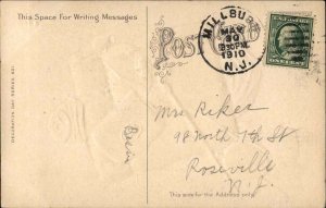 Civil War Union Soldier's Pack Sword Canteen Hat c1910 Postcard