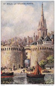 ST. MALO, Ille Et Vilaine, France, 1900-1910's; La Grande Porte