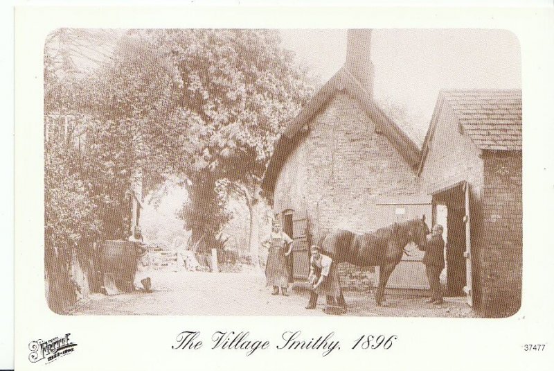 Bygone Days Postcard - The Village Smithy, 1896  LC557