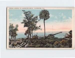 Postcard Bridge Leading To Clearwater Beach Clearwater Florida