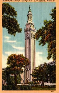 Massachusetts Springfield Municipal Group Campanile