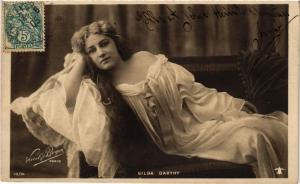 CPA AK Gilda Darty THEATER STAR (716305)