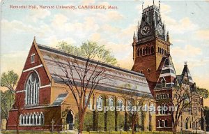 Memorial Hall at Harvard College Cambridge, MA