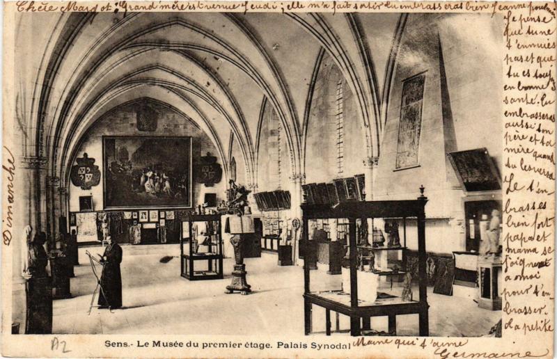 CPA  Sens - Le Musée du premier étage.Palais Synodal       (656908)