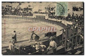 Old Postcard Bullfight Bullfight Tirandose a matar