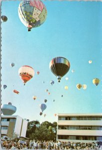 postcard US National Championships Hot Air Balloons Iowa - 198 Ohio Rally cancel