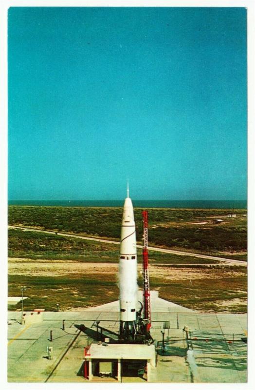 Thor SM-75 PGM-17 Missile at Cape Canaveral Postcard 1950s-1960s #4