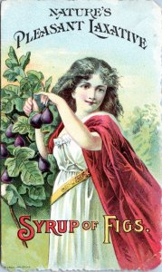 Trade Card - Nature's Pleasant Laxative - Syrup of Figs