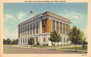 Las Vegas Nevada Post Office & Federal Building Postcard