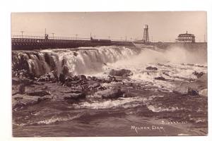 Real Photo, Milner Dam Idaho, April 29, 1915, Hisbee, KRUXO