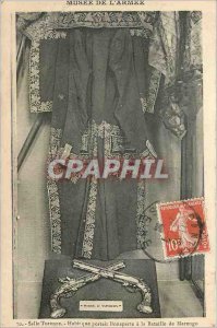 Old Postcard Room Turenne-dress worn by Bonaparte at the battle of Marengo