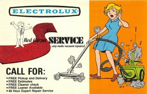 Youngstown Ohio c1978 Advertising Postcard Electrolux Red Carpet Service