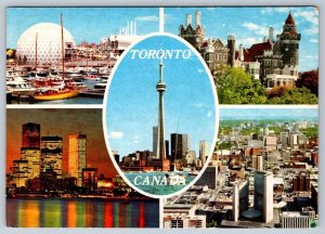 Toronto, Ontario, Chrome Multiview Postcard #4, 5 Views