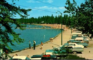 Canada Saskatchewan Prince Albert National Park Waskesiu Main Beach