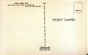 America Postcard - New York City, Mott Street, Chinatown  A7022