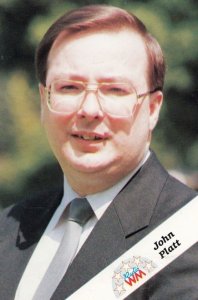 John Platt BBC WM Birmingham West Midlands Radio Rare Cast Card Photo